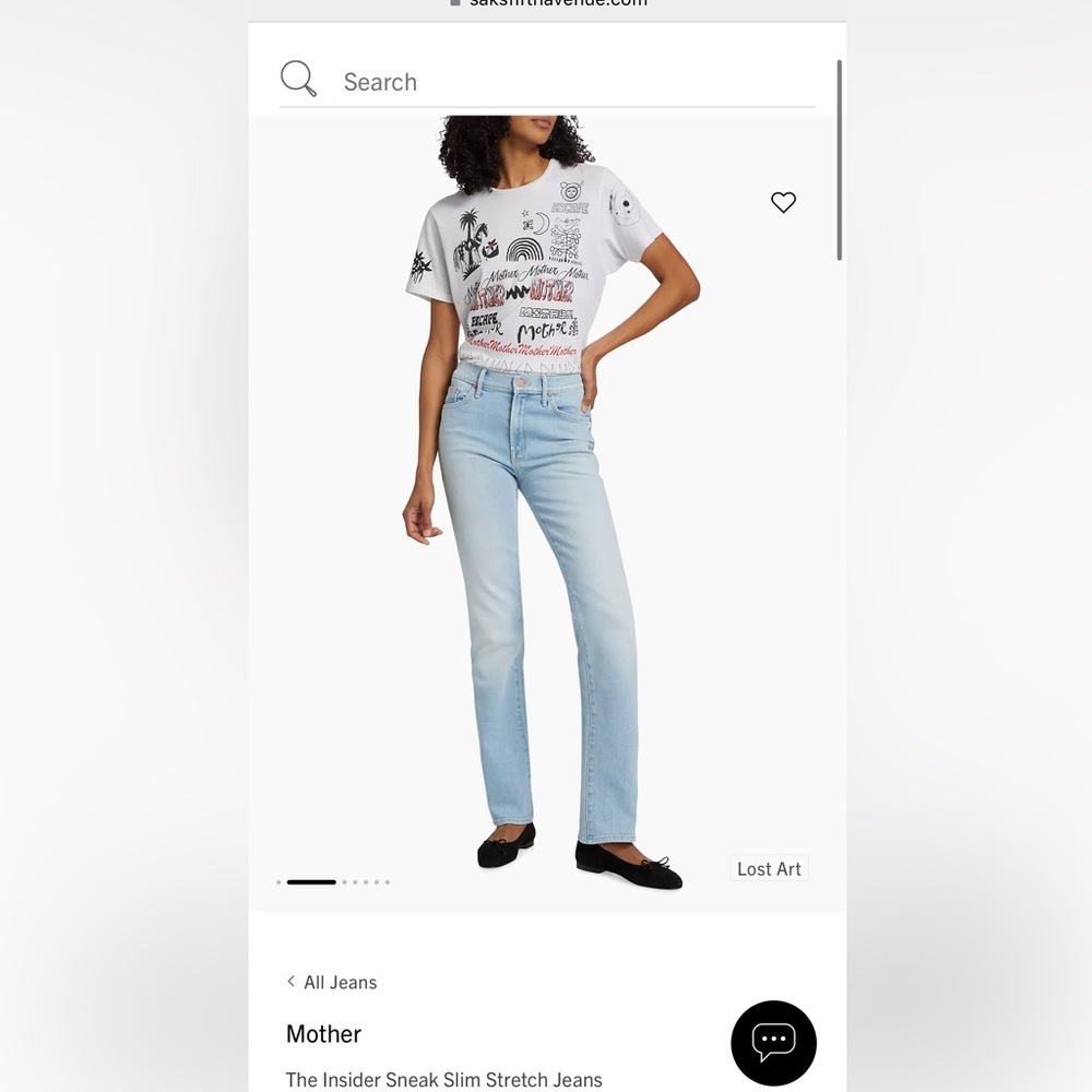Mother Insider Sneak Slim Straight Jeans- size 29